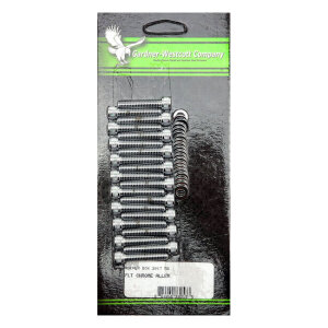 GW, rocker box hardware kit. Chrome