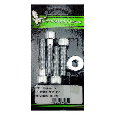 GW, rear motor mount kit. Chrome