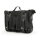 Longride, Old Chopper waxed cotton saddlebag. Black