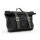 Longride, Old Chopper waxed cotton saddlebag. Black