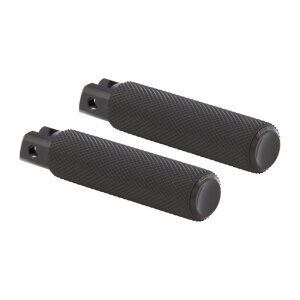 Arlen Ness, Knurled passenger footpegs. Black