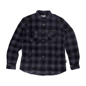 MCS Worker flanel shirt black/grey Size L