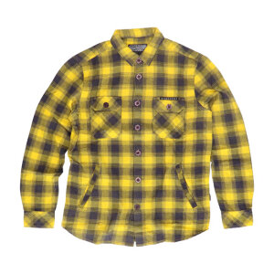 MCS Worker flanel shirt yellow/grey Size 2XL