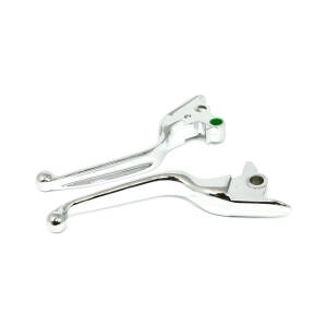 Handlebar lever kit, wide blade, chrome