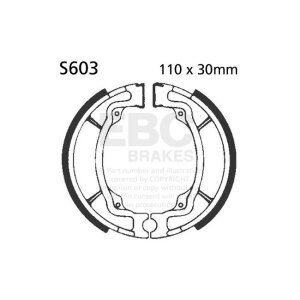 EBC plain brake shoes