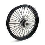 MCS radial 48 fat spoke front wheel 3.50 x 23 DF black