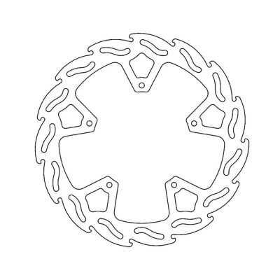 Moto-Master Flame series brake rotor