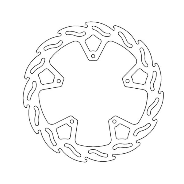 Moto-Master Flame series brake rotor