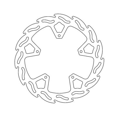 Moto-Master Flame series brake rotor