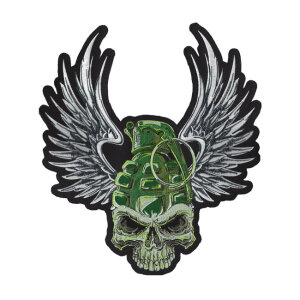 Grenade skull patch