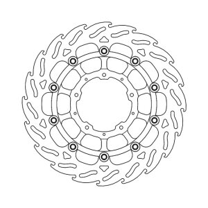Moto-Master Flame series floating brake rotor