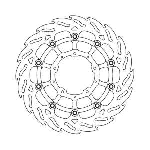 Moto-Master Flame series floating brake rotor