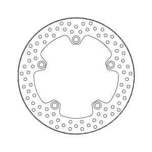 Moto-Master Halo series brake rotor