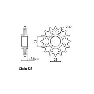JT Front Sprocket 704.15