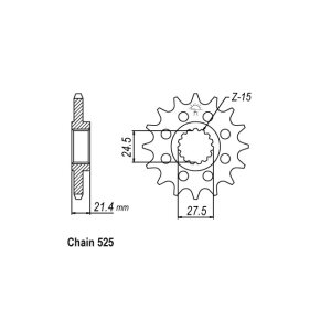 JT Front Sprocket 709.16