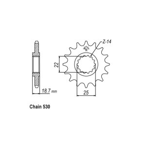 JT Front Sprocket 743.15