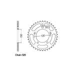 JT rear sprocket 702.46