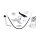 Jockey shifter conversion kit. Chrome