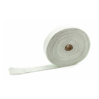 Exhaust insulating wrap. 1" wide white