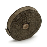 Exhaust insulating wrap. 1" wide copper