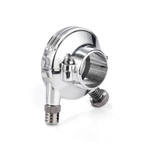 K-Tech 1" Deluxe throttle housing. Polished aluminum