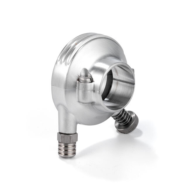 K-Tech 1" Deluxe throttle housing. Satin aluminum
