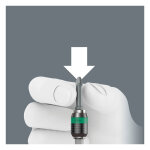 Wera, Kraftform 1/4" bit holding Turbo bit driver handle