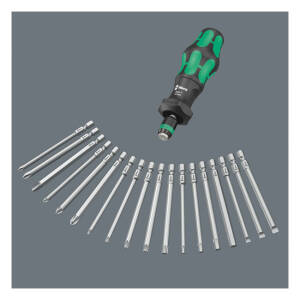Wera, Kraftform kompakt turbo 1. 19-pc bit set