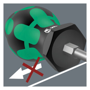 Wera Stubby screwdriver for Phillips screws PH1 Series 350