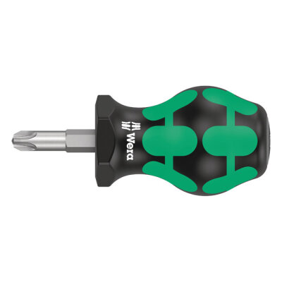 Wera Stubby screwdriver series 355 PZ3 for Pozidriv screws