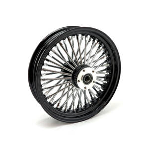 MCS Radial 48 fat spoke rear wheel 3.50 x 16 black