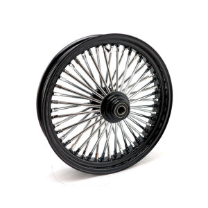 MCS Radial 48 fat spoke front wheel 3.50 x 18 SF black