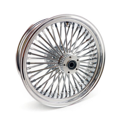 MCS Radial 48 fat spoke rear wheel 5.50 x 18 chrome