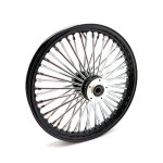 MCS radial 48 fat spoke front wheel 2.15 x 19 DF black