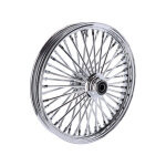 MCS Radial 48 fat spoke front wheel 2.15 x 19 SF chrome