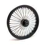 MCS Radial 48 fat spoke front wheel 3.50 x 23 SF black