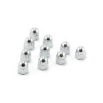 Colony. M6 x 1.0 acorn nuts, chrome. Low Crown