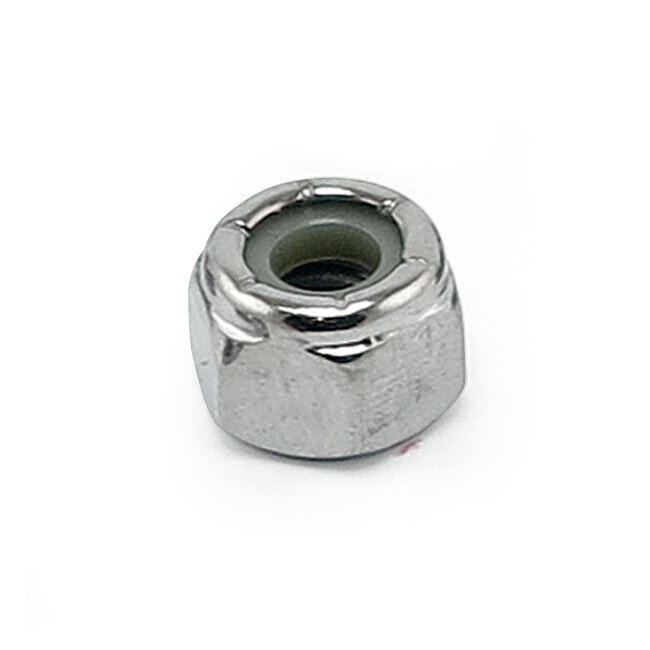 Colony 3/8-24 nylon insert lock nuts chrome