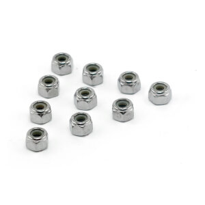Colony 10-24 nylon insert lock nuts chrome