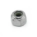 Colony 1/4-20 nylon insert lock nuts chrome