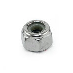 Colony 7/16-14 nylon insert lock nuts chrome