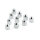 Colony, 3/8-16 acorn nuts chrome. High Crown