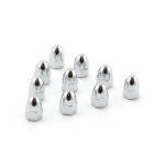 Colony, M6 x 1.0 acorn nuts chrome. High Crown