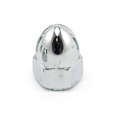 Colony, 10-24 acorn nuts chrome. High Crown
