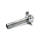 Universal metal throttle grip 7/8"/22mm handlebars, chrome