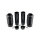 Cult-Werk, 6-piece fork tube cover kit. Gloss black