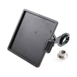 Cult-Werk, side mount license plate bracket, black. Germany