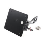 Cult-Werk, side mount license plate bracket, black. Italy