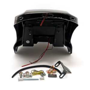 Cult-Werk, Softail wide fender kit Racing. Solo seat