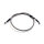 Goodridge brake line upper front, stainless clear coated